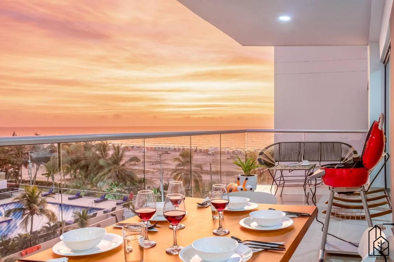 Bizsar Mar 4 Piscinas Acceso Privado Playa Bbq Privado *
