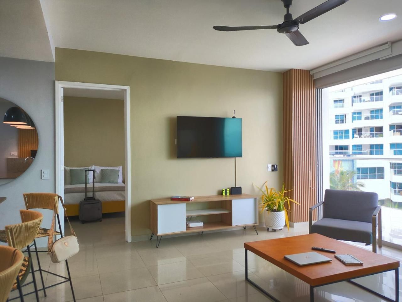 Apartamento Bizsar Mar 4 Piscinas Acceso Privado Playa Bbq Privado Cartagena