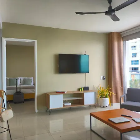 Apartamento Bizsar Mar 4 Piscinas Acceso privado playa BBQ privado Cartagena